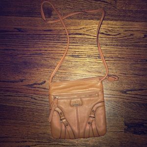 Etienne Aigner Brown Leather Crossbody Bag